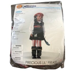 California Costumes Precious Lil Pirate Toddler Halloween Costume M (3-4Y)